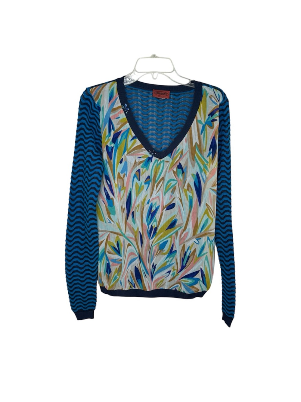 Missoni For Target Mix Print Top Long Sleeves